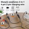 Кабель для быстрой зарядки 2 в 1 для наушников USB Type-C для Shokz As800/S810/S710 Openswim Pro с костной проводимостью, магнитный адаптер для зарядки