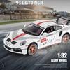 1/32 Porsche 911 GT3 RSR Sports Car Toy Alloy Diecast Scale Model Simulation Racing Pull Back Wheel Suspension Collection Toys for Boys