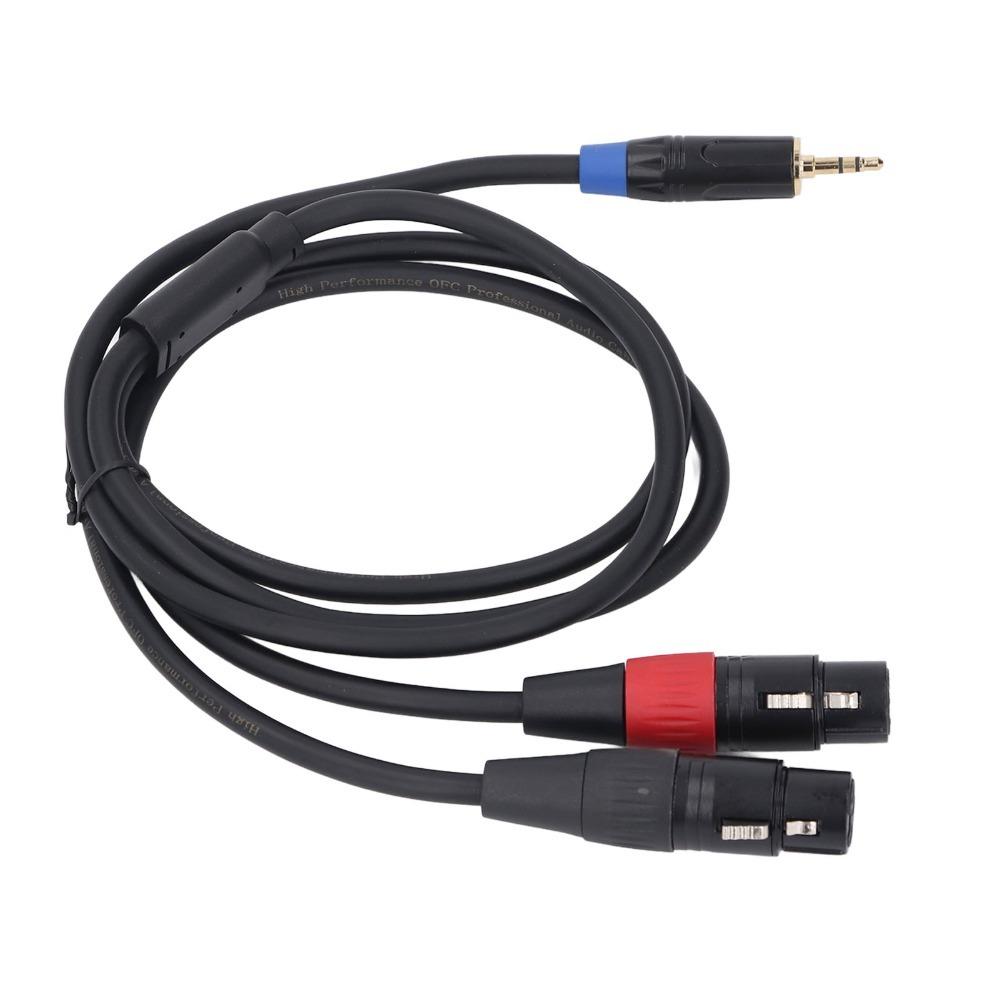 Plug and Play Audio Adapter Cable Flexible Microphone Connector Cable for Audio Console