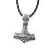 New Retro Viking Necklace Viking Rune Necklace Pendant Accessories