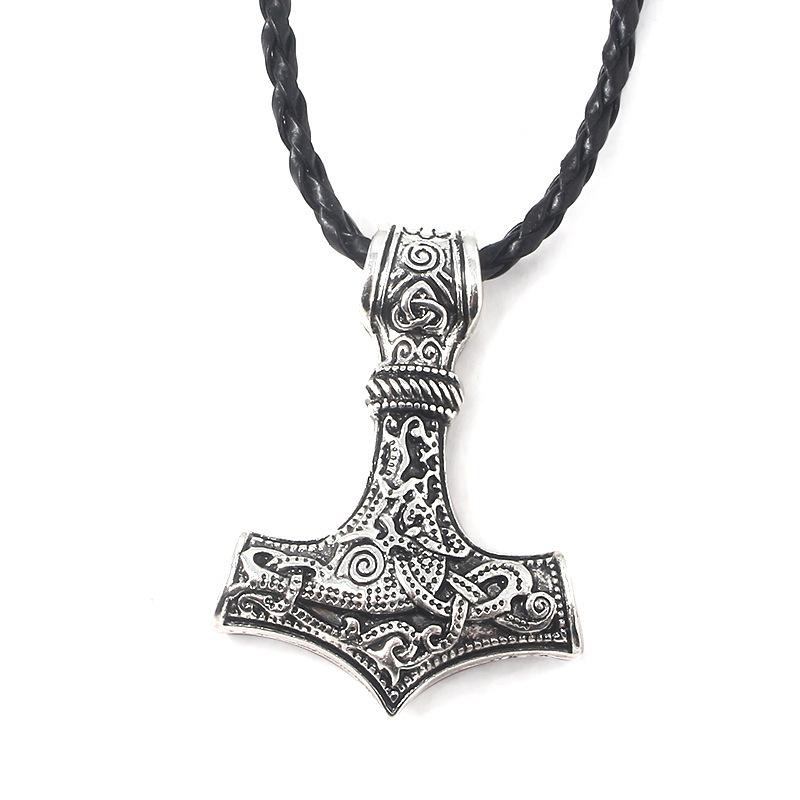 New Retro Viking Necklace Viking Rune Necklace Pendant Accessories