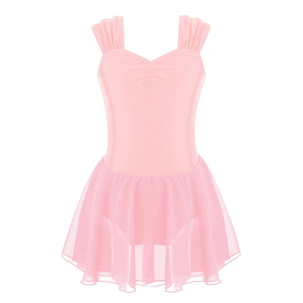 Kids Dancewear Basic Solid Color Leotard for Ballet Class