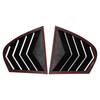 1 Pair For BMW 5 Series E60 2004-2010 Car Rear Window Shutter Cover Trim Window Louver Side Vent 2004-2010