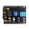 DHT11 LM35 Temperature Humidity Sensor Multifunction Expansion Board Adapter For Arduino UNO R3 RGB LED IR Receiver Buzzer I2C