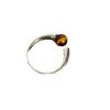 Elegant Silver Plated Tiger Eye Stone Rings For Women Minimalist New Fashion Personality Creative Daily Party Jewelry Gift