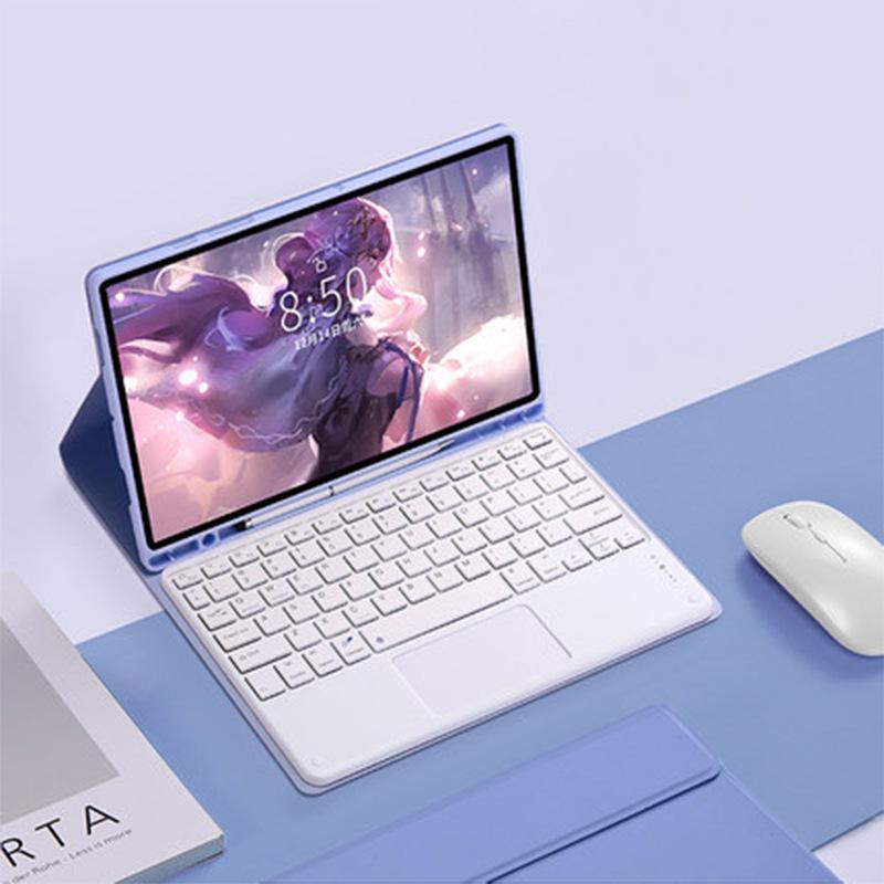 Защитный чехол A16 для iPad 10,9" с Bluetooth-клавиатурой с подсветкой и тачпадом
