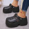 Fashion Eva Platform Clogs for Women Thick Bottom Wedges Heels Garden Sandals Woman  Summer Comfort Non Slip Beach Slippers