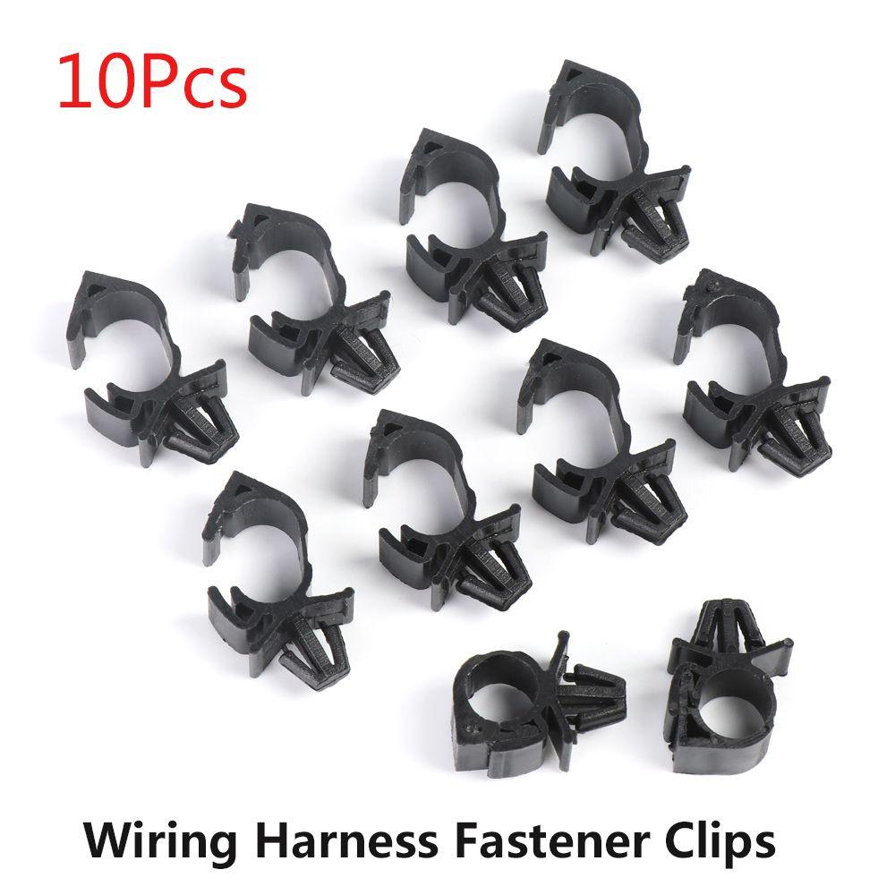 Push Mounted Car Line Finishing Wiring Strap Wiring Harness Fastener Clips Zip Ties Cable Clamp