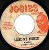 7-дюймовая пластинка PETER TOSH Leave My Business NONE Jogibs Records 1971 Ямайка Регги Ска Даб Б/у