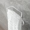 Practical Towel Storage Shelf for Bathroom Acrylic Towel Stand Single Hangings Rod Tower Organizer Rack for Hotels