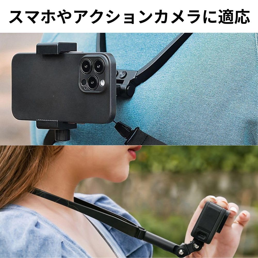 Крепление на шею с веревкой для смартфона GoPro Держатель для смартфона Носимая камера на открытом воздухе Защита от сотрясений