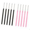 10 Pieces Pulling Hook Needle Tools For Micro Ring Hair Bun Extension Tool Kit
