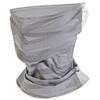 Gray Face Cover with Ear Hooks, Cooling Touch, -5C/-5C, Breathable, Stretchy, Breathable, Sweat-Wicking, Quick-Drying, UV Protection, UPF 50+, Unise