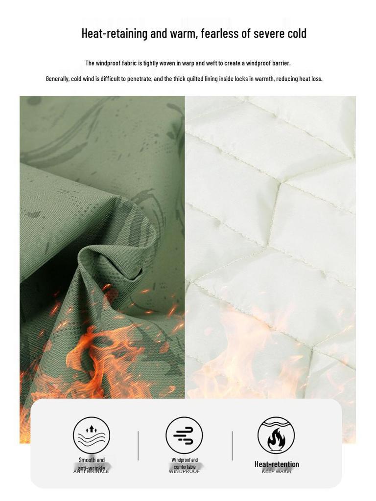 2024 Женская зимняя теплая хлопковая куртка с капюшоном для женщин среднего и пожилого возраста