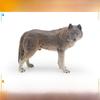 Realistic Animal Wolf Figurine Pvc Collectible Toy For Kids Learning And Play