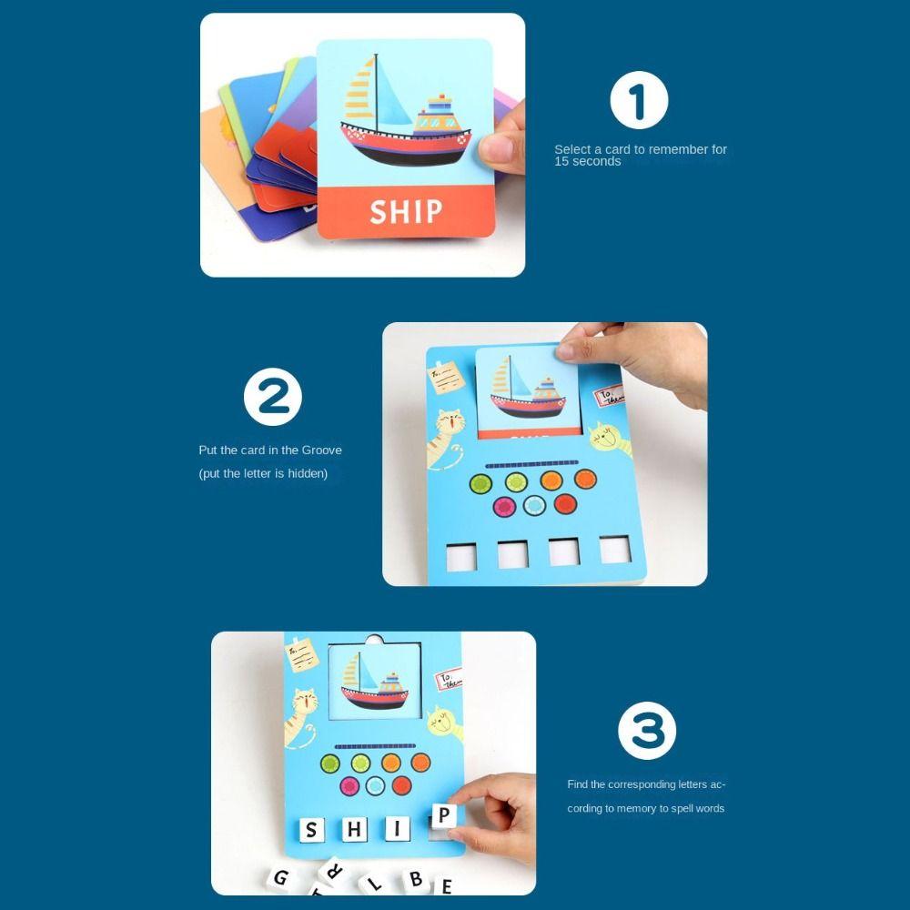 Education Cognition Puzzle Educational Toy Alphabet Classification Letter Recognition Toy Kids
