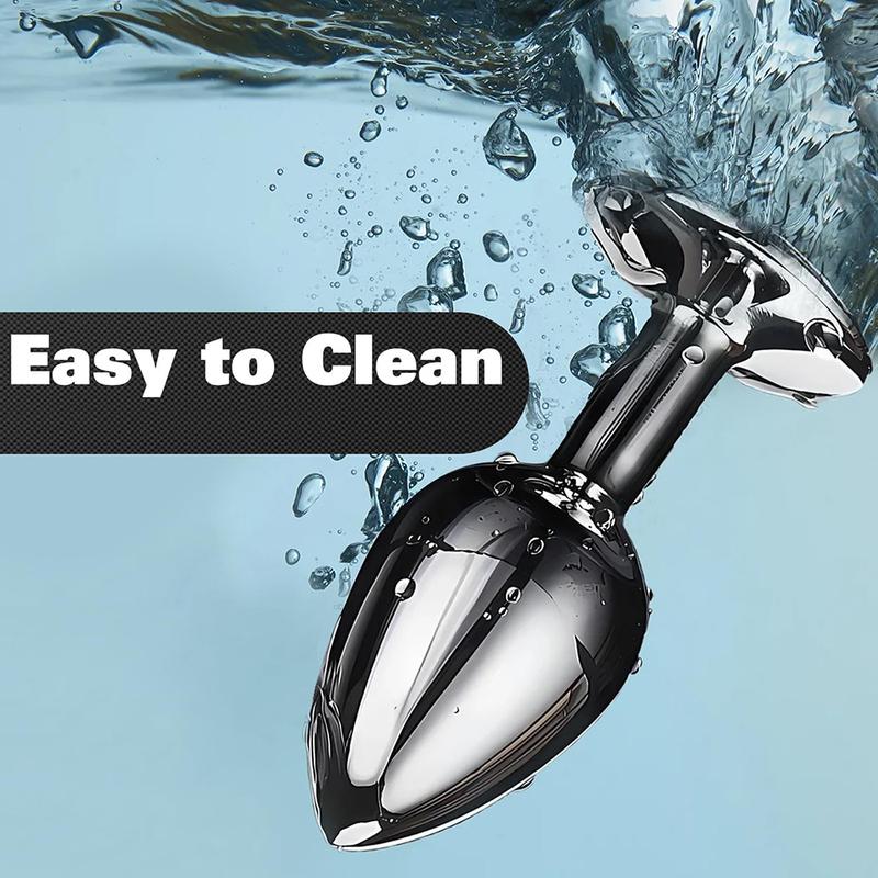 S/M/L Metal Anal Plug Butt Plug Sex Toy Butt Toy for Women Men Couples Gay Adult Game Masturbator Anal Diamond Sex Shop