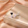 Без пирсинга, клипсы для ушей, циркониевые серьги Love, роскошные новые серьги