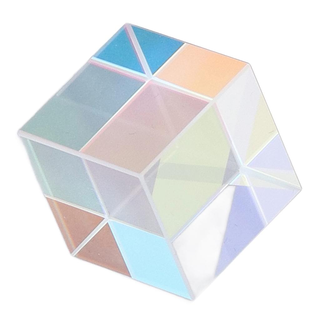 Dichroic   Prism Colorful Glass   Prism for Physics Teaching Research Decoration Art Education