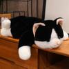 Adorable Realistic Plush Cat Doll Soft Sleeping Companion For Kids Gift In Yellow White Gray And Black Colors