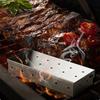 Grill Smoker Box, Smoker Box With Lid, Wood Chip Smoker Box For Charcoal & Propane Gas Grill
