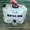 8L Camping Water Bag Portable Folding Water Storage Jug with Faucet Large Capacity Reusable Water Carrier for Outdoor Hiking Picnics BBQ