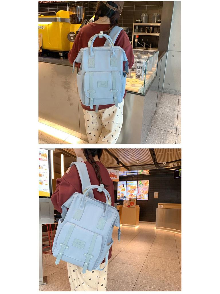 Stylish Mommy Bag: Hand-held Baby & Mother Backpack for Light Travel