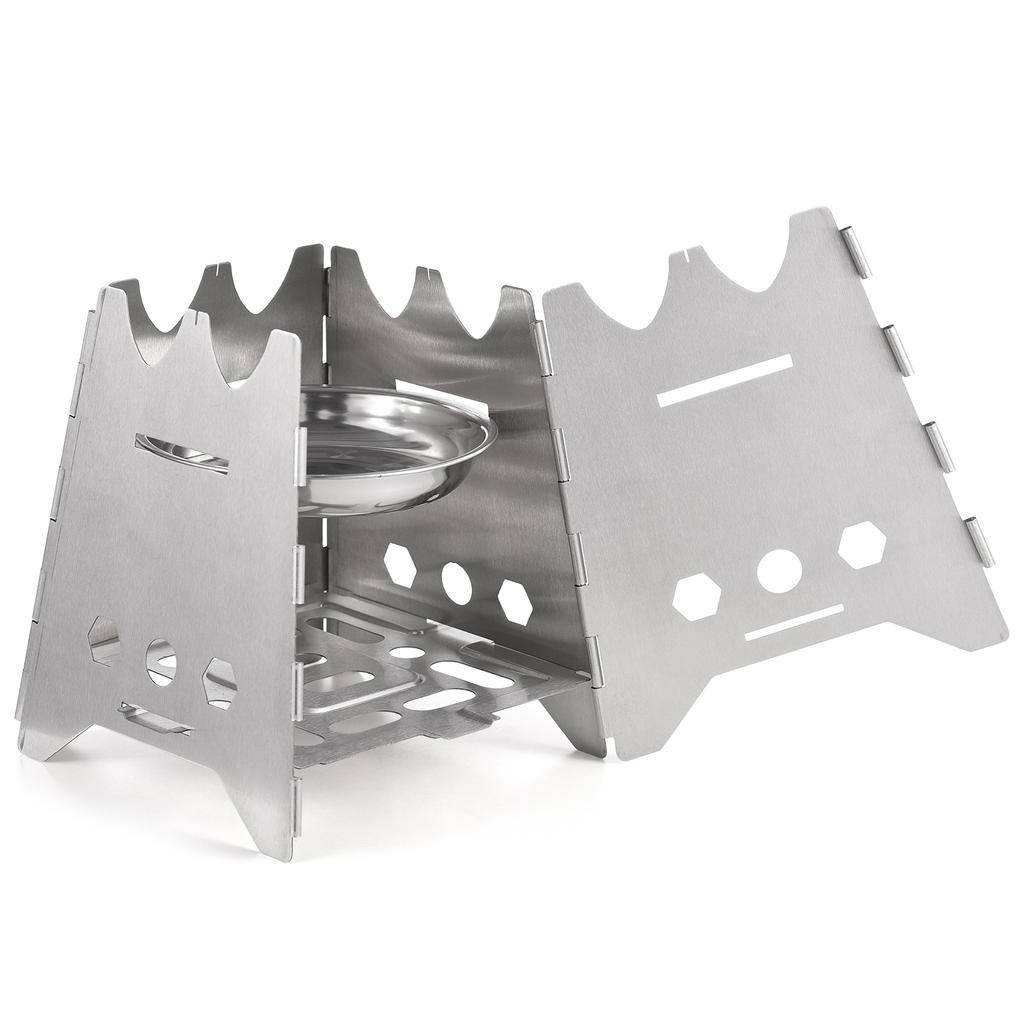 Складная походная печь, дровяная печь, портативная походная печь из нержавеющей стали, спиртовая печь