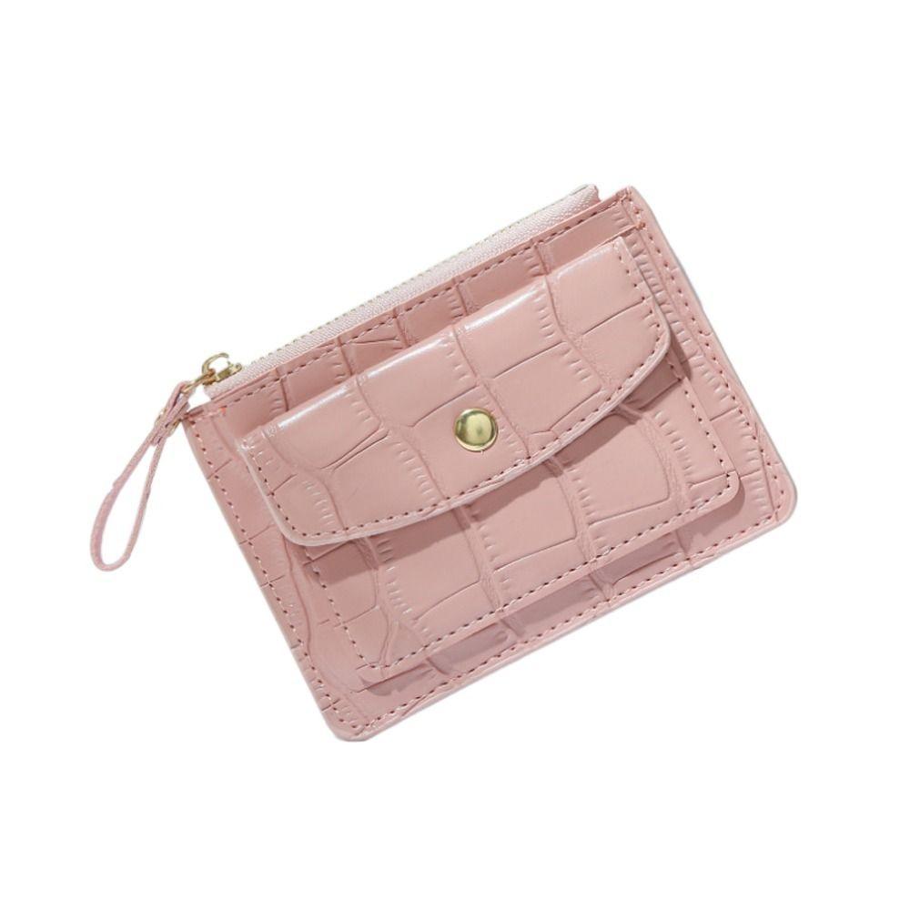 Футляр для карточек Автобусный проездной Модный кошелек Корейский держатель для карт Кошелек из ПУ кожи Кошельки Женский кошелек для монет