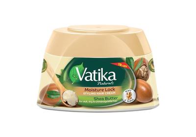 Стайлинг-крем для волос с маслом ши (125мл) Vatika Naturals | Натуральный увлажняющий крем для волос | Способствует более густому виду волос | Для всех типов волос