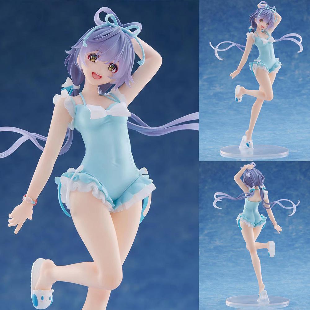 High-Quality Sakura Hatsune Miku PVC Doll with Decorative Chassis Ornaments