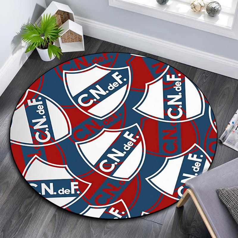 Club Atletico Independiente2 Round Area Rug,Carpet Rug for Living Room Bedroom Sofa Playroom Decor,Non-slip Floor Mat