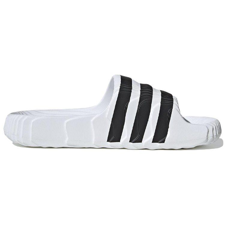 Шлепанцы Adilette 22 Adidas Originals 'Белый Черный' IF3668