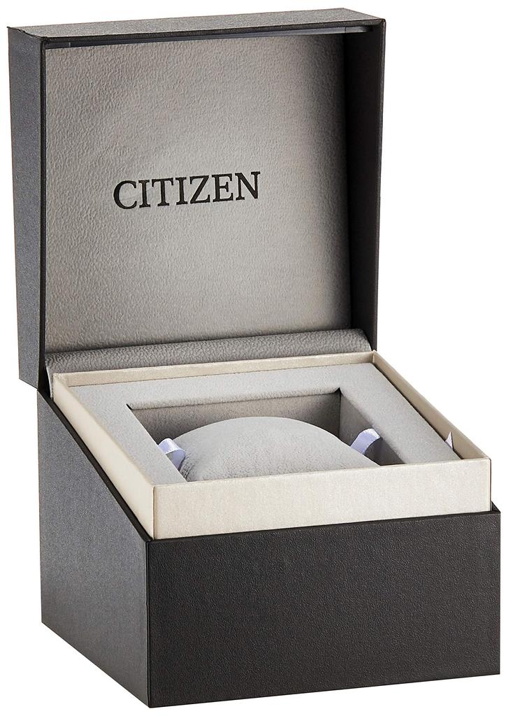 Citizen Часы мужские Solar Quartz с черным циферблатом Eco-Drive AT2430-80E