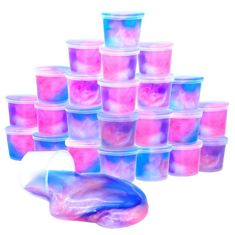 Magical Unicorn Rainbow Slime Squishy Toy Non-Sticky Stretchy Slimes Ideal for Kids Anti-stress Toy Party Favors & Goodie Bags