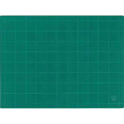 Коврик для резки толщиной 3 мм, зеленый, в линейку, 450 x 600 мм, двухсторонний, Ma-43N