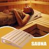 1pc Wooden Sauna Headrest Handmade Ergonomic Neck Pillow For Steam Room Relaxation Teens Women Men Home Spa Comfort Accessory