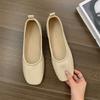 Fashion Bailamos Women Shoes 2024Brand Designer Mary Janes Shoes Woman Square Toe Japanned Leather Flats Vintage Narrow Band Loafers