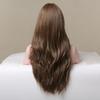 Женские длинные вьющиеся волосы 62 см, Т-образный передний кружевной сеточный головной убор из розовых волос, полный головной убор, парик Карни Канекалон ручной работы