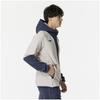 Mizuno Waterproof Fleece and Cloud 32MCB558 Men's Hoodie, Water-Repellent Warm, Beige,