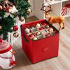 64 Baubles Zipper Storage Box Xmas Tree Ball Storage Organizer Xmas Tree Decorations Bauble Storage Divider Toys Storage Box