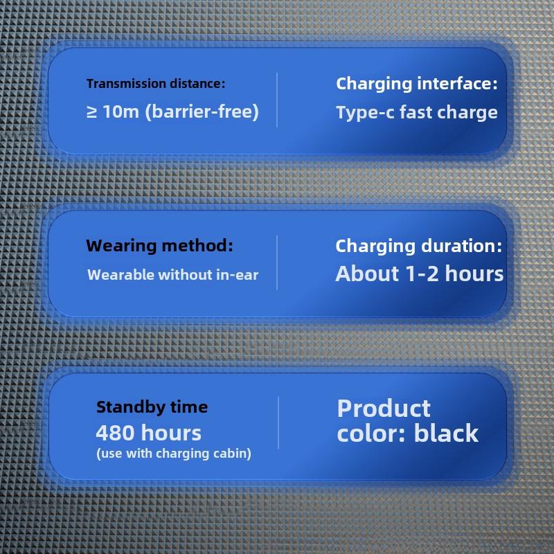 Беспроводные наушники Bluetooth с костной проводимостью не подходят к уху 5.3 Висячее движение уха