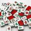 Mahjong Tiles Set 160Pcs/Set Christmas American Tiles, 4 Layer Engraved Acrylic Kit Kit, Mah-Jong Lovers Beginners Gifts Durable