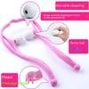 4/6 Rollers Manual Neck Massager Shoulder Cervical Spine Kneading Massage Point Pressure Therapy for Body Relaxation Pain Relief Health Massage Tool