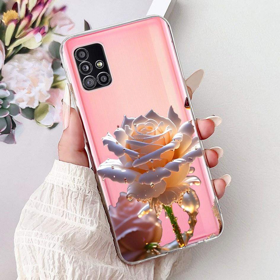 Для Samsung Galaxy A71 A51 A31 Чехол A315F A515F A715F Крышка Модный Расписной Мягкий Силиконовый Чехол для Телефона Для Samsung A51 5G Корпус