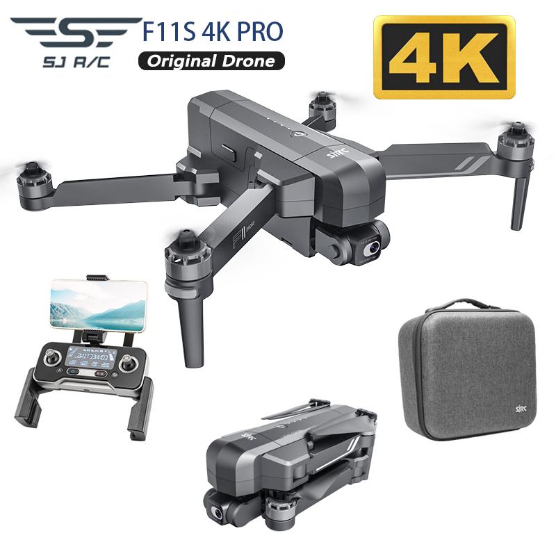 Новый F11S 4K PRO Drone 4K Professional Gimbal Obstacle Avoidance EIS HD 2-осевой Gimbal GPS 5G WiFi 3KM RC Distance FPV Drone Brushless Quadcopter Toy