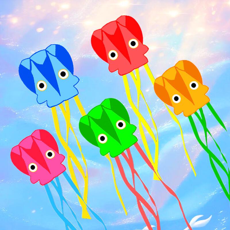 WEZHO Cartoon Soft Octopus Kite