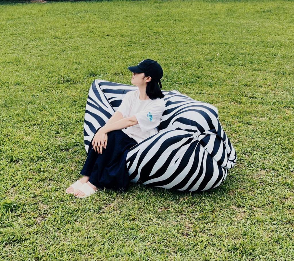 Портативный надувной диван-кровать для кемпинга на открытом воздухе и отдыха на пляже