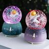 Rhinestone Snow Globe Delicate Adorable Eye-catching Resin Music Space Astronaut Snow Globe for Kids