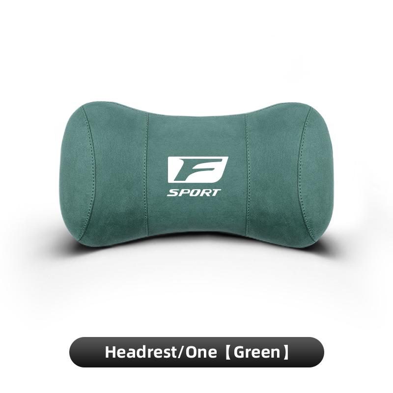 2026 Hot Interior Stickers Lexus Car Seat Suede Memory Cotton Neck Pillow Headrest For Lexus LS LC RZ RX330 IS250 Ct200h ES300h
